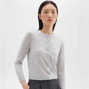 Theory Crewneck Cardigan in Regal Wool size Large NWT